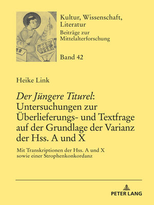 cover image of «Der Juengere Titurel»